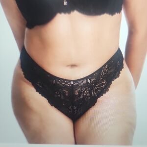 Savage X Fenty Black Lace Panties Size 3X